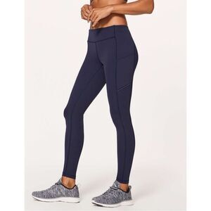 Lululemon Speed Up Tight Full-On Luxtreme 28" In Midnight Navy Size 4